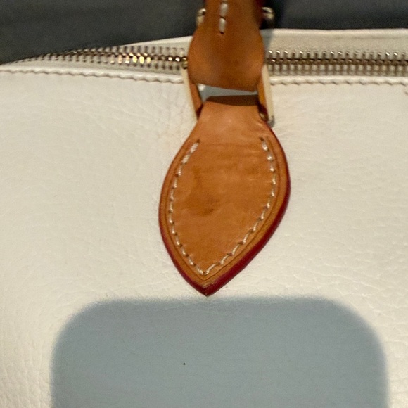 Dooney & Bourke White and Brown Satchel - Picture 11 of 12